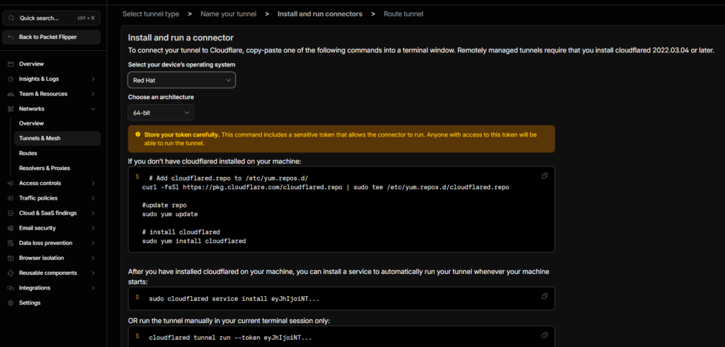 Publish home lab website securely