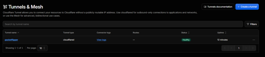 Secure self hosted web server